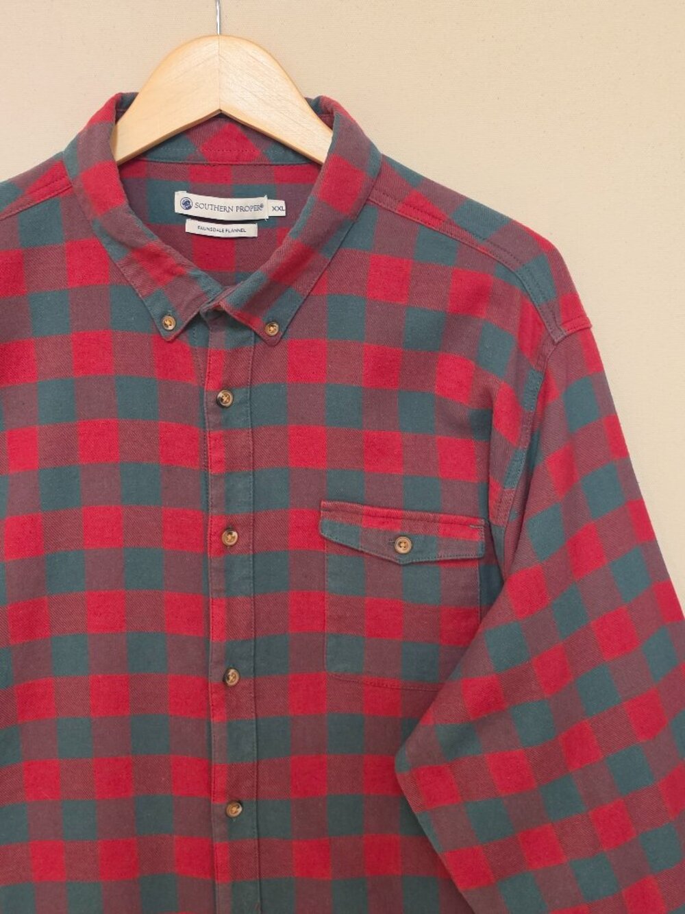 Southern Proper Faunsdale Flannel Button Down XXL